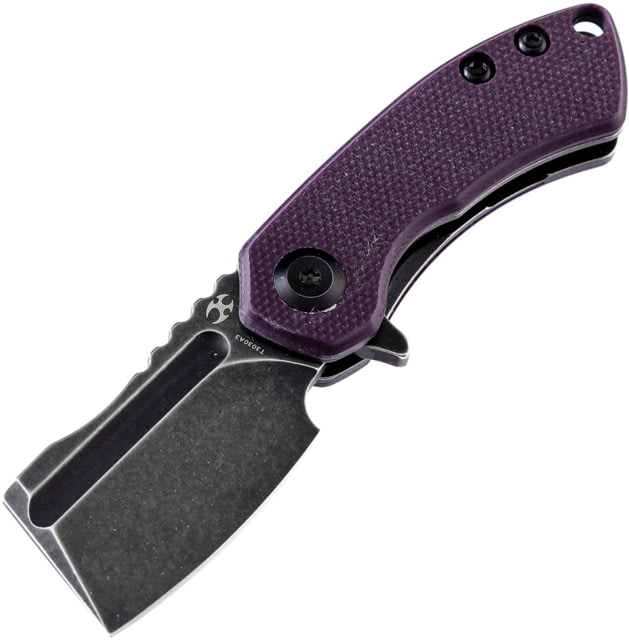 Kansept Knives Mini Korvid Linerlock K 1.50 in Folding Knife Purple G10 - Kansept Knives