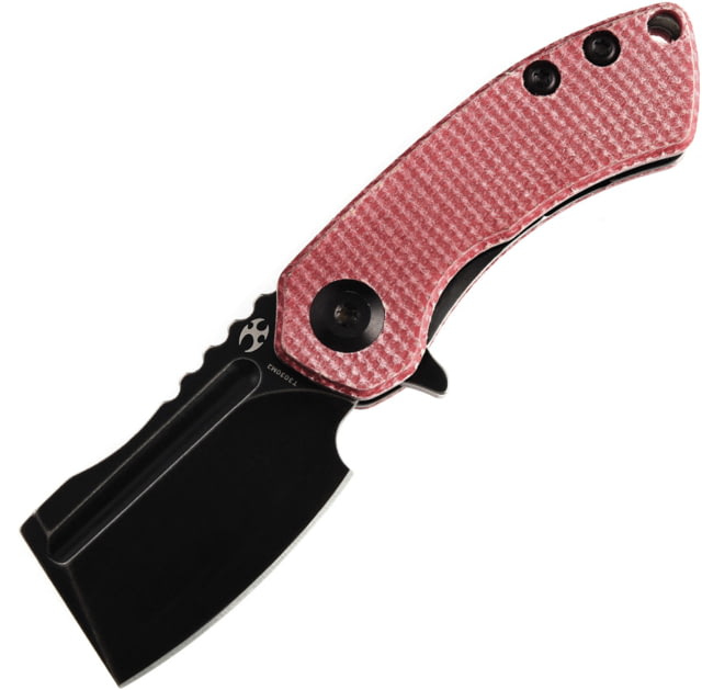 Kansept Knives Mini Korvid Linerlock Red Mic K - Kansept Knives