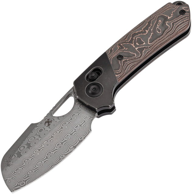 Kansept Knives Nahual Crossbar Lock Copper CF - Kansept Knives