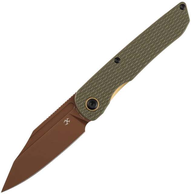 Kansept Knives Nettle Linerlock Olive G10 - Kansept Knives