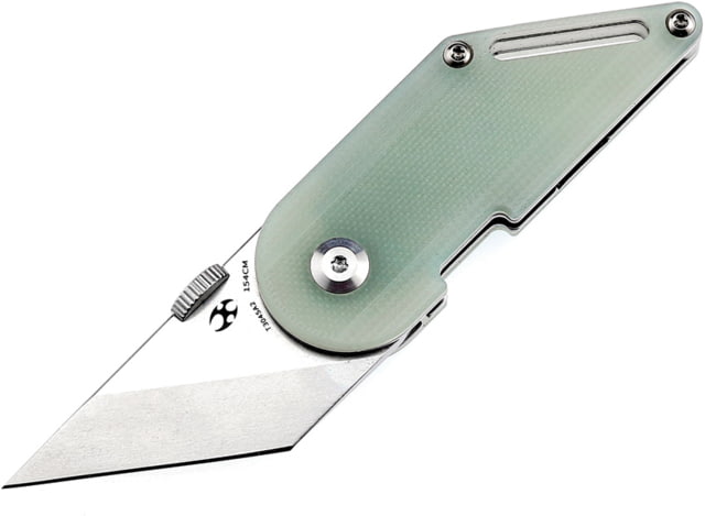 Kansept Knives Pinkerton Dash Linerlock Jade 1.69 in Folding Knife Jade G10