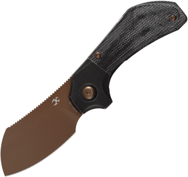 Kansept Knives Pluto Bolster Lock Blk Mic - Kansept Knives
