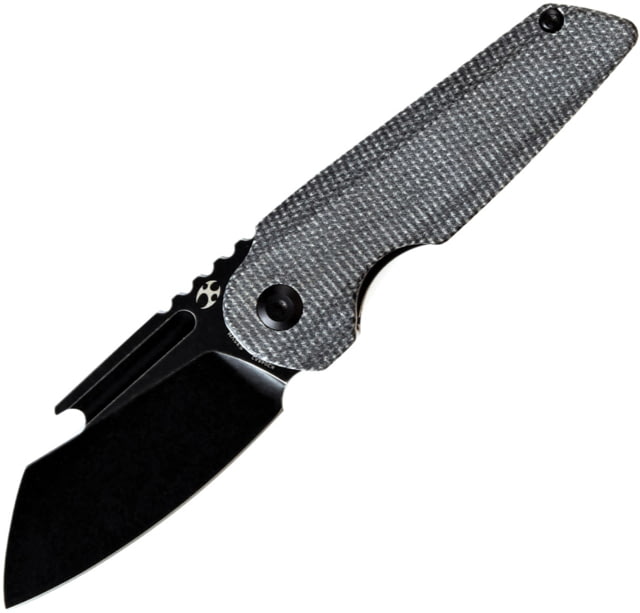 Kansept Knives Rafe Linerlock Black Micarta - Kansept Knives