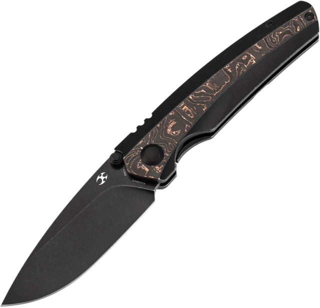 Kansept Knives Raven Framelock Copper CF - Kansept Knives