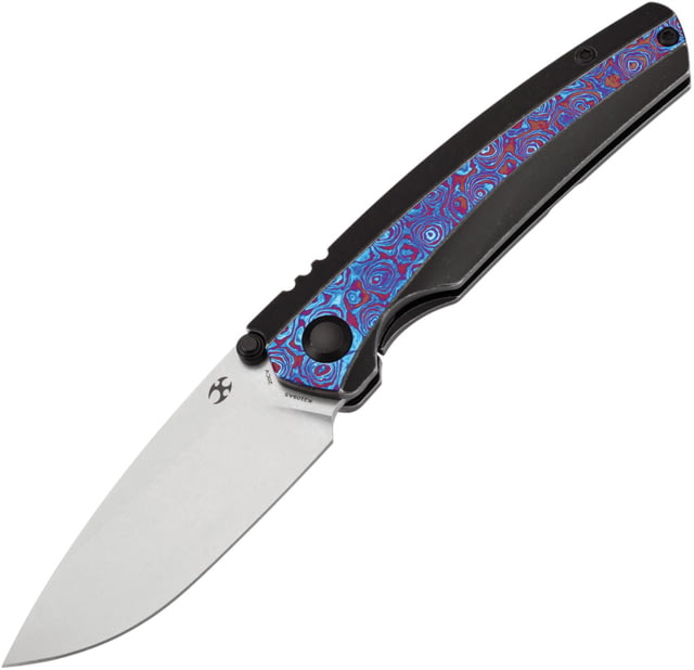 Kansept Knives Raven Framelock Timascus - Kansept Knives