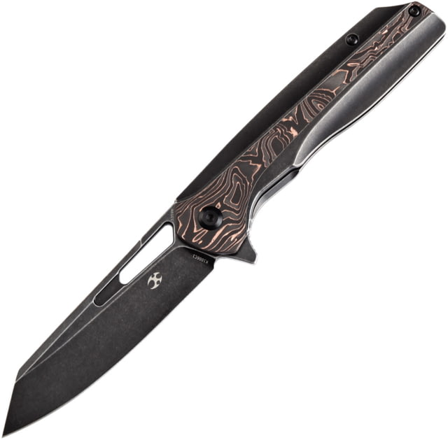 Kansept Knives Shard Framelock Copp CF - Kansept Knives