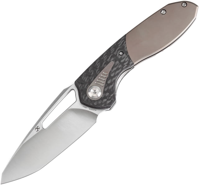 Kansept Knives Thoth Bolster Lock Twill CF - Kansept Knives