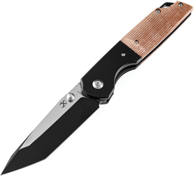 Kansept Knives Warrior Linerlock Brn Micarta K 3.50 in Folding Knife Brown micarta