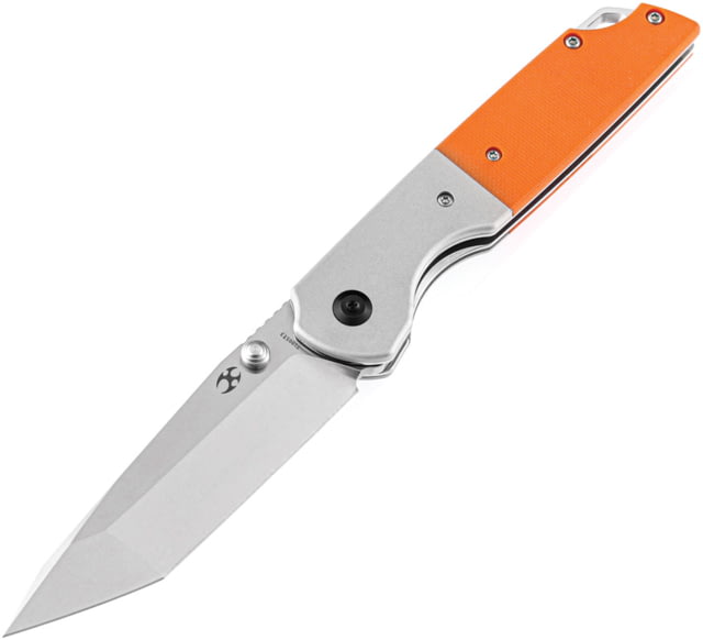 Kansept Knives Warrior Linerlock Org 3.50 in Folding Knife Orange G10 - Kansept Knives