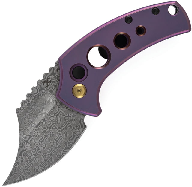 Kansept Knives Wasp Button Lock Purple Ti - Kansept Knives