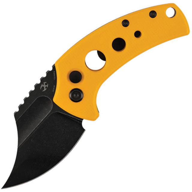 Kansept Knives Wasp Button Lock Yellow - Kansept Knives
