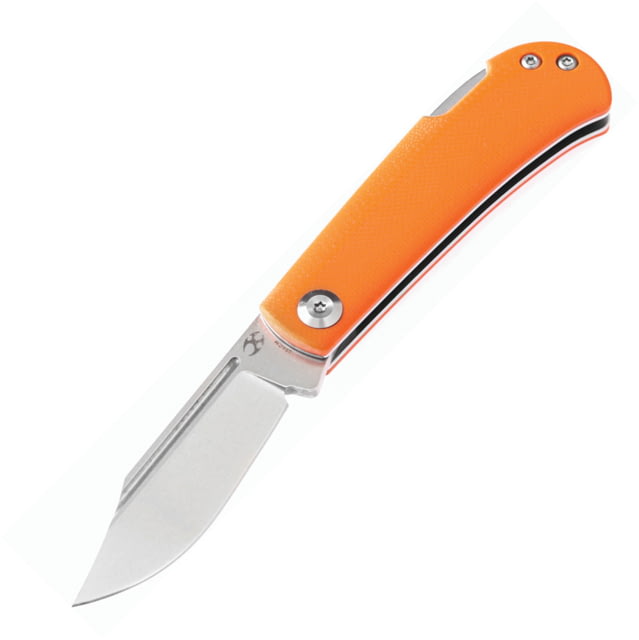 Kansept Knives Wedge Lockback 2.25 in Folding Knife Orange G10