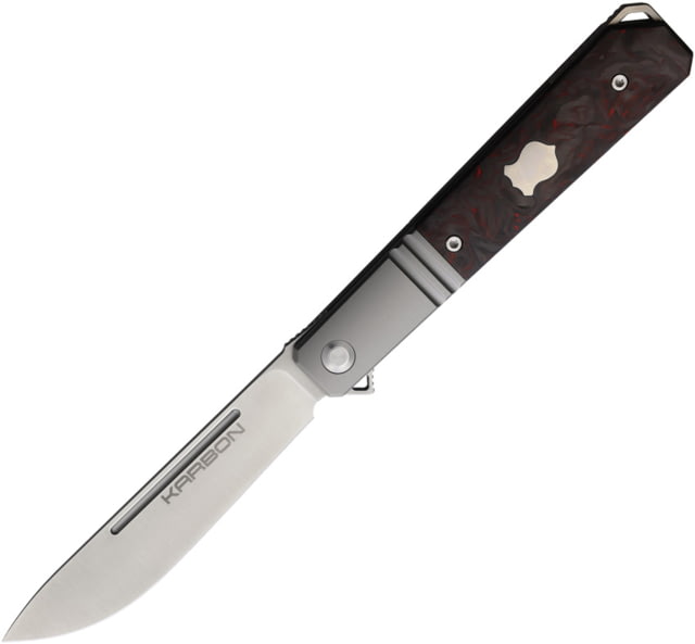 Karbon Knives Flatline Framelock CF KARB115 - Karbon Knives