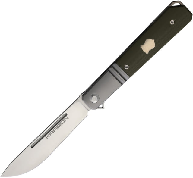 Karbon Knives Flatline Framelock OD G10 KARB114 - Karbon Knives