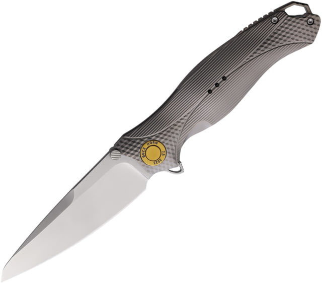 Karbon Knives Mini Buckhorn Framelock TiM390 - Karbon Knives