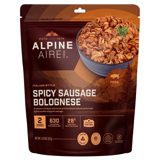 Katadyn Alpine Aire Foods Spicy Sausage Bolognese 1 Serving
