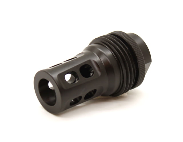 Kaw Valley Precision 1/2x28 Muzzle Brake Mount for ASR Black Small - Kaw Valley Precision