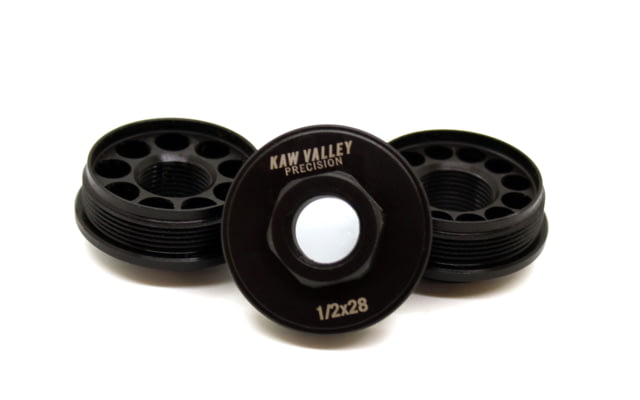 Kaw Valley Precision Direct Thread HUB Mount 11/16x24/ Bravo 1.375x24 Black Small