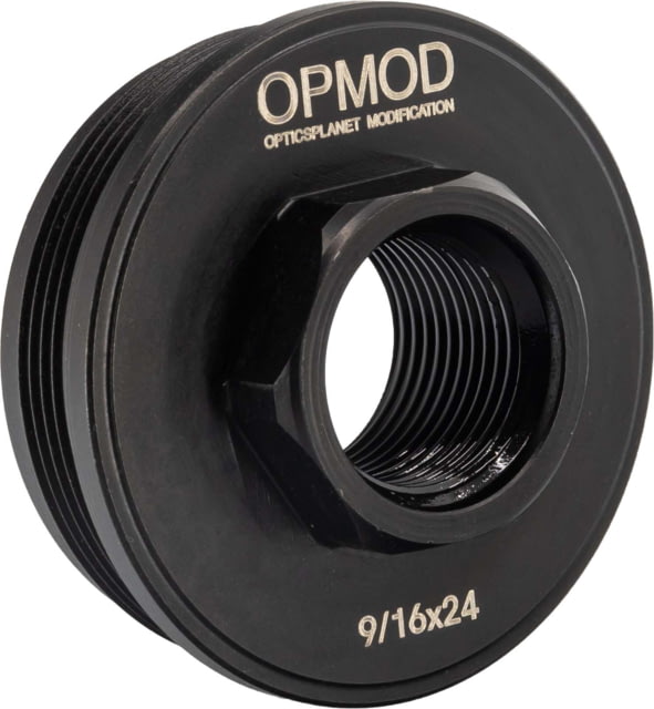 Kaw Valley Precision OPMOD Direct Thread Hub Mount 9/16x24 Black .46 Caliber and Under - Opmod