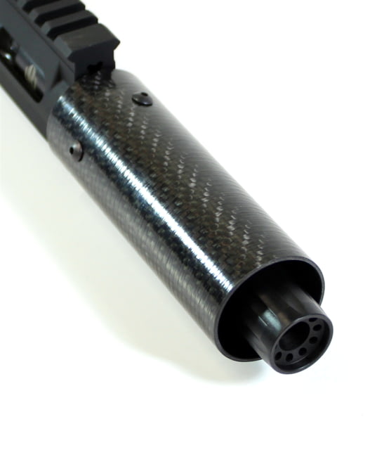 Kaw Valley Precision Slim PCC Carbon Fiber Handguard 4.625in Black Small - Kaw Valley Precision