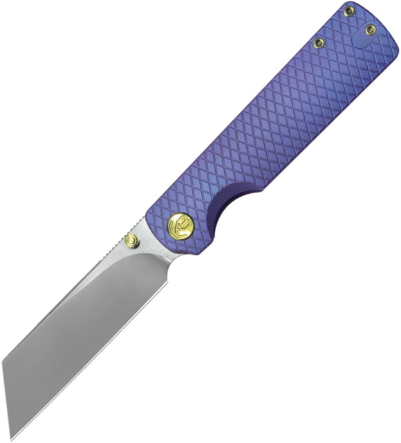KB Knives Get Some Framelock Ti Blurple - Kb Knives