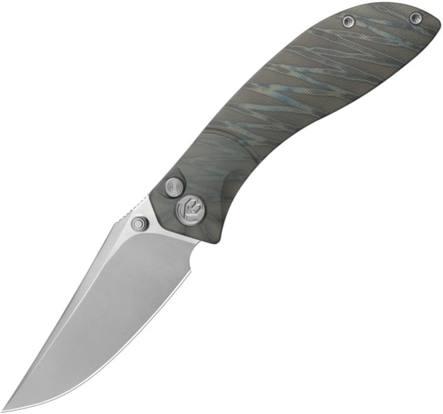 KB Knives Stingray Button Lock Ti Flame - Kb Knives