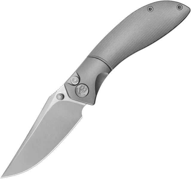 KB Knives Stingray Button Lock Ti Gray - Kb Knives