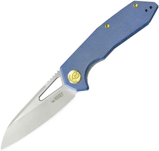 KB Knives Vagrant Linerlock Blue Micar - Kb Knives