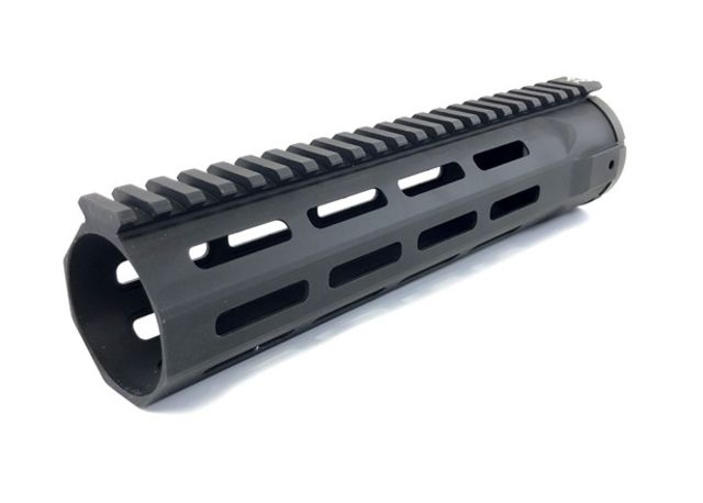 KE Arms 7-SIDED Freefloat Rail System M-LOK 9 inch 6061-T6 Aluminum Black - Ke Arms