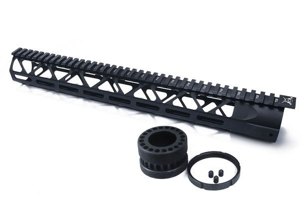 KE Arms Delta-S Mlok Free-Float Rail 15 in - Ke Arms