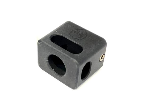 KE Arms Single Port Carry Compensator 0.259 inch Short Threads 1/2-28 TPI 7075 Aluminum Black - Ke Arms
