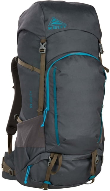 Kelty Asher 65L Backpack Beluga/Stormy Blue One Size - Kelty