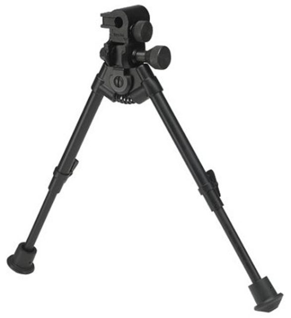 Versa-Pod Model 52 9-12in Standard Bench Bipod w/ Rubber Feet And Universal Adaptor Black