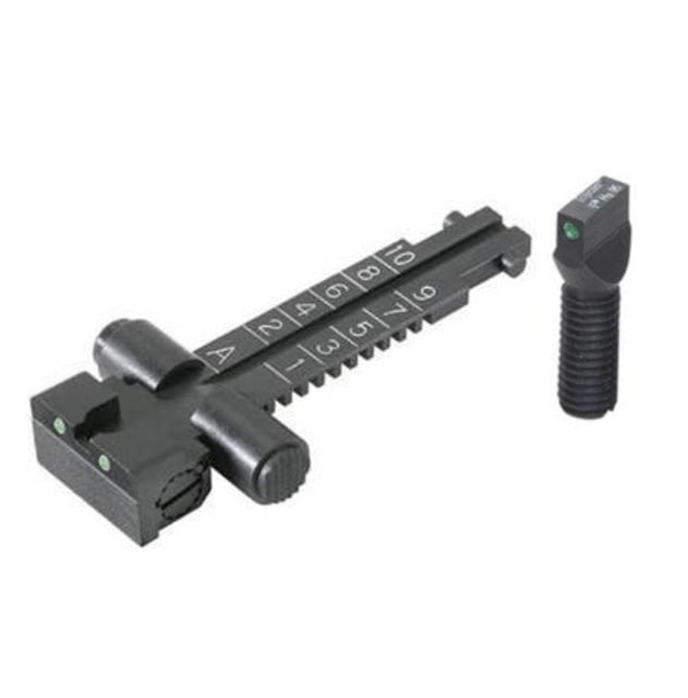 Kensight AKM Adjustable Tritium Tangent Rear Sight Black - Kensight