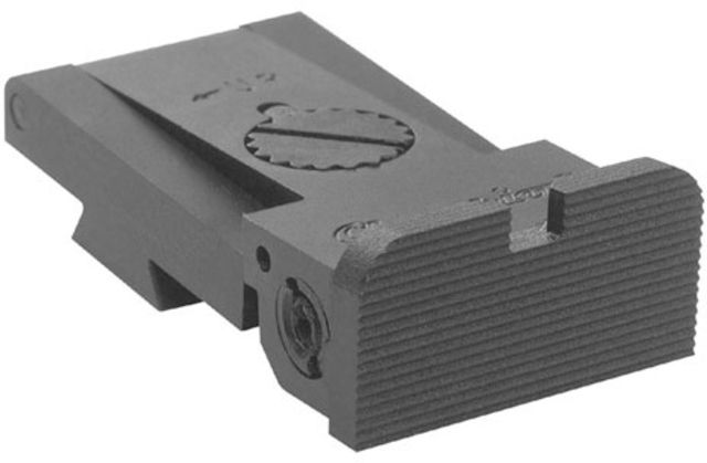 Kensight BoMar BMCS 1911 Chrome Moly Steel Sight Rounded Serrated Blade Black