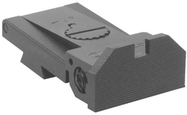Kensight BoMar BMCS Adjustable Target Pistol Sight 1911 Rear Beveled Serrated Blade 0.020in Black - Kensight