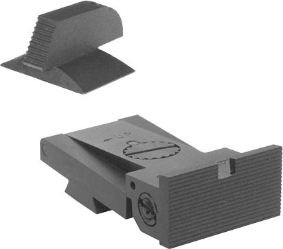 Kensight BoMar BMCS 1911 Set w/ Serrated Front Bevel Beveled Blade Black - Kensight
