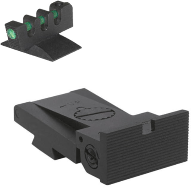 Kensight Bomar BMCS Adjustable Target 1911 Rear Night Sight w/ Contoured Base Black