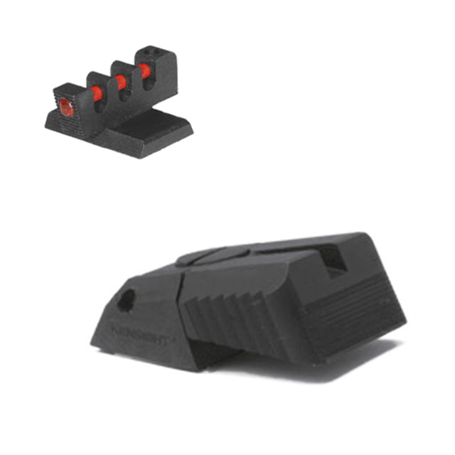 Kensight DAS Flat Profile Fiber Optic Adjustable for Elevation Only Rear 1911 Sight Black - Kensight