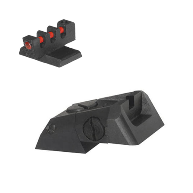 Kensight DAS Recessed Blade Adjustable Rear 1911 Sight w/Flat Profile Black - Kensight