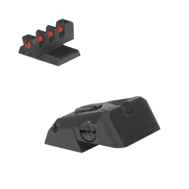 Kensight DAS Serrated Blade Adjustable Rear 1911 Sight w/Flat Profile Black - Kensight