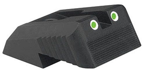 Kensight DFS 1911 Defense Fixed Rear Sight Tritium Insert Night Sight w/ Serrated Blade Black