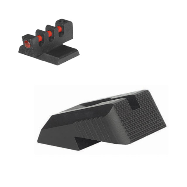 Kensight DFS Serrated Blade Fixed Rear 1911 Sight w/Flat Profile Black - Kensight