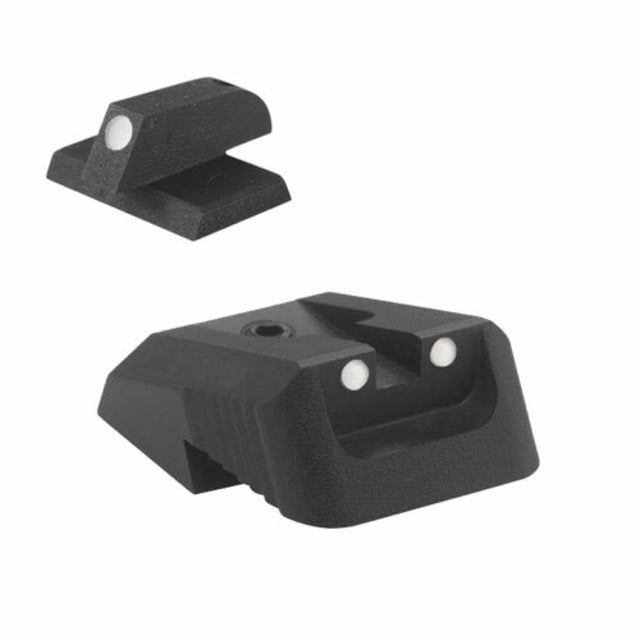 Kensight DFS Flat Profile Pistol Sight 1911 Rear/Front Black - Kensight
