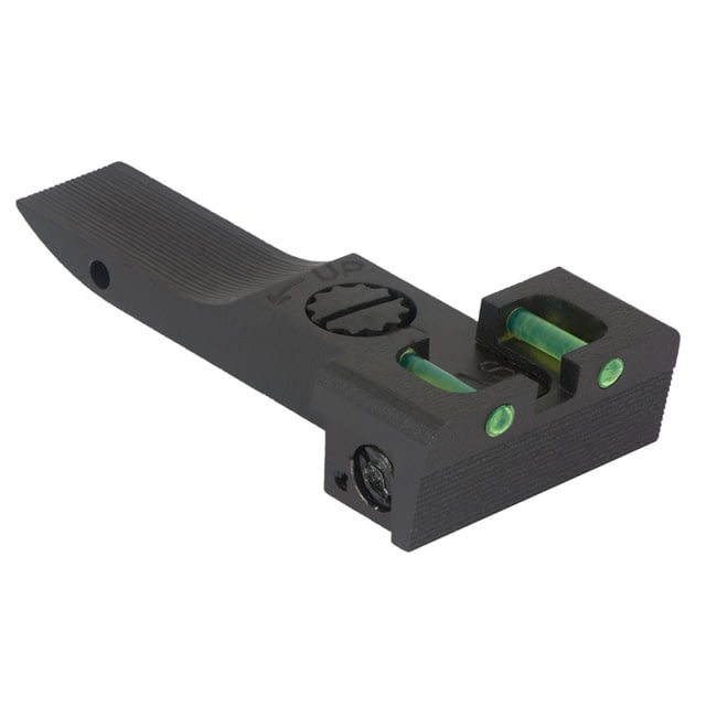 Kensight Elliason Adjustable Fiber-Optic Target Rear Sight Black - Kensight