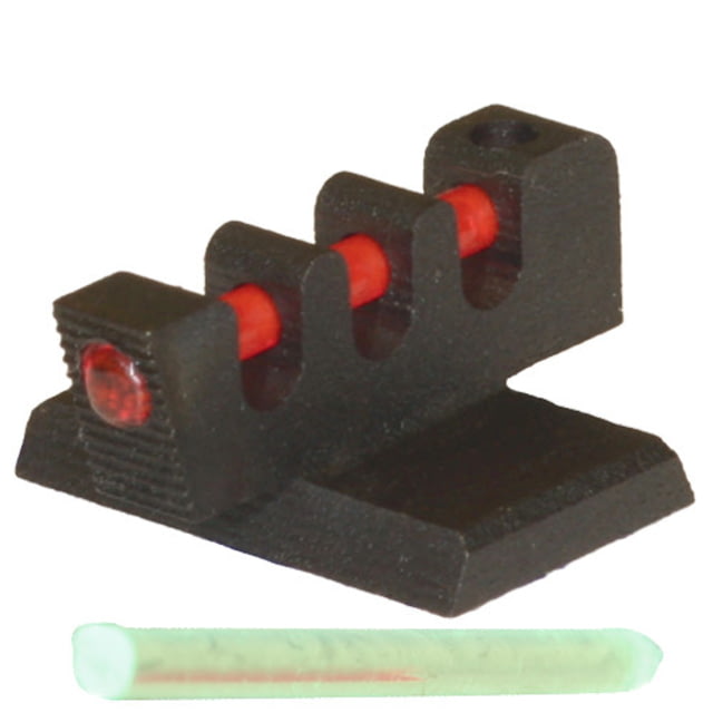 Kensight Flat Base Fiber Optic Front Sight Front Black - Kensight