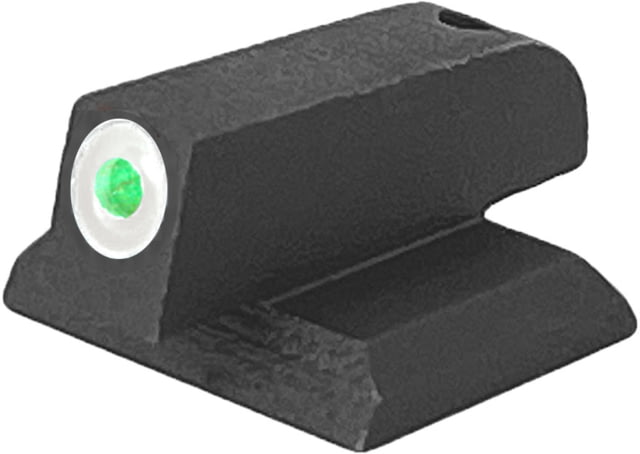 Kensight Flat Base Tritium Pistol Night Sight Springfield Front Arctic White Outline Black - Kensight