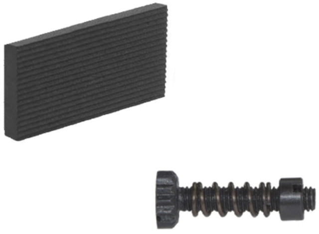 Kensight Serrated Square Replacement Pistol Sight Blade w/ Windage Asembly No Notch BOMAR LPA Ruger SR191 Rear Black - Kensight