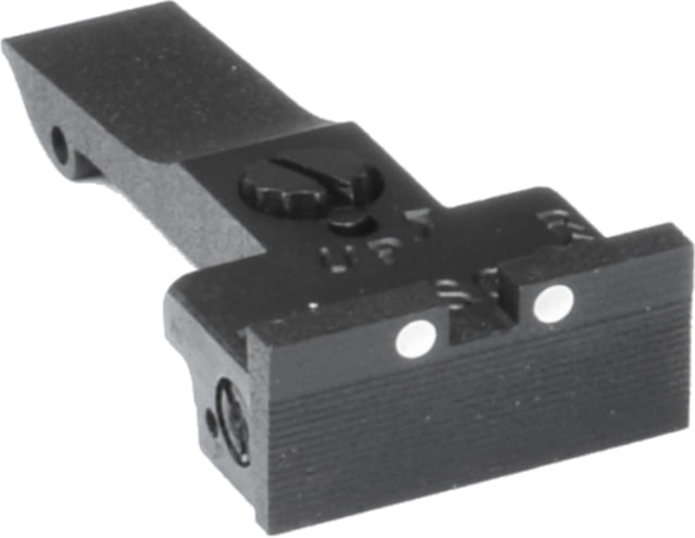 Kensight Square Elliason Adjustable Target Pistol Sight 2020 Colt Python/Anaconda/King Cobra Rear w/Arctic White Dot Black - Kensight