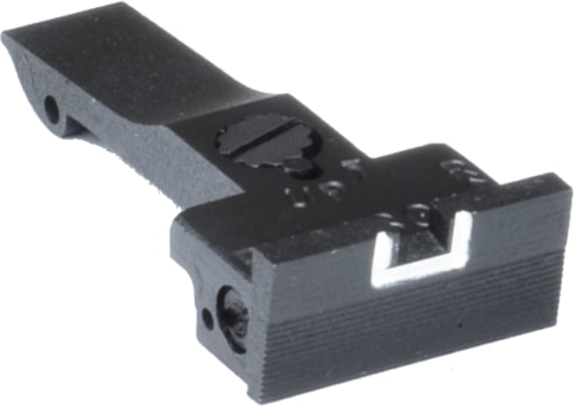 Kensight Square Elliason Adjustable Target Pistol Sight 2020 Colt Python/Anaconda/King Cobra Rear w/Arctic White Notch Outline Black - Kensight